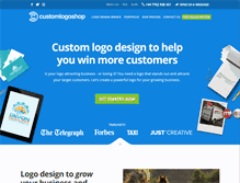 Tablet Screenshot of customlogoshop.com